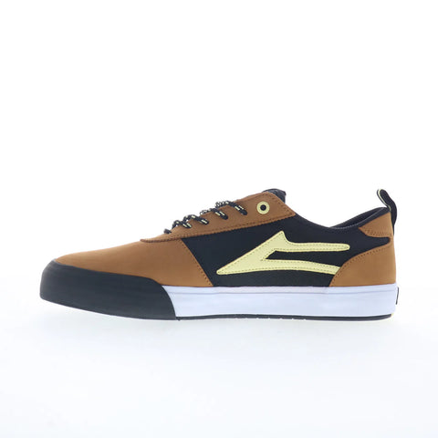 Lakai Manchester Elite Mens Brown Leather Skate Inspired Sneakers Shoes