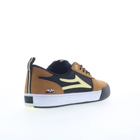 Lakai Manchester Elite Mens Brown Leather Skate Inspired Sneakers Shoes
