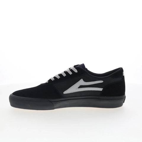 Lakai Manchester Mens Black Suede Lace Up Skate Inspired Sneakers Shoes