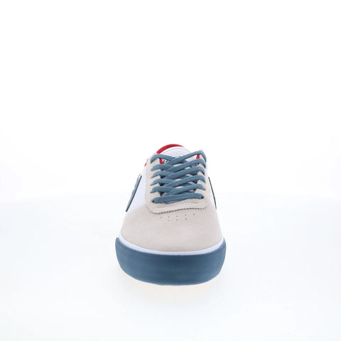 Lakai Manchester Mens White Suede Lace Up Skate Inspired Sneakers Shoes