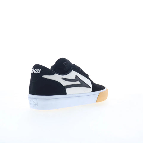 Lakai Manchester Mens Black Suede Lace Up Skate Inspired Sneakers Shoes