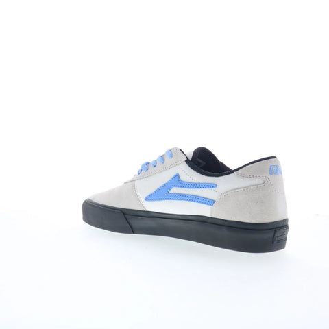 Lakai Manchester Mens White Suede Lace Up Skate Inspired Sneakers Shoes