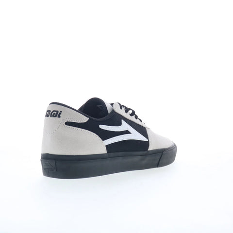 Lakai Manchester Mens White Suede Lace Up Skate Inspired Sneakers Shoes