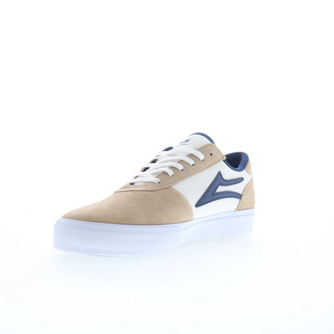 Lakai Manchester Mens Beige Suede Lace Up Skate Inspired Sneakers Shoes