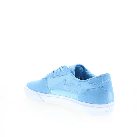 Lakai Manchester MS1250200A00 Mens Blue Suede Skate Inspired Sneakers Shoes
