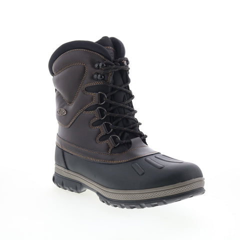 Lugz Anorak MANORKV-2594 Mens Black Synthetic Lace up Casual Dress Boots