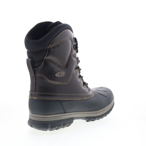 Lugz Anorak MANORKV-2594 Mens Black Synthetic Lace up Casual Dress Boots