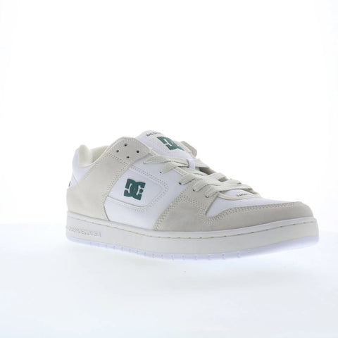 DC Manteca SE ADYS100314-OF1 Mens Beige Leather Skate Inspired Sneakers Shoes