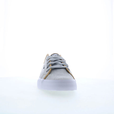 DC Manual TXSE ADYS300678-GGC Mens Gray Canvas Skate Inspired Sneakers Shoes
