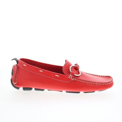 Maracchini & Boghossian Ferari MARAC 11 Womens Red Moccasin Flats Shoes