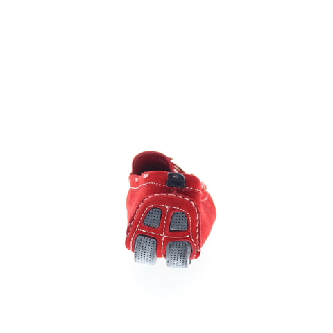 Maracchini & Boghossian Rosso MARAC 2 Womens Red Suede Moccasin Flats Shoes