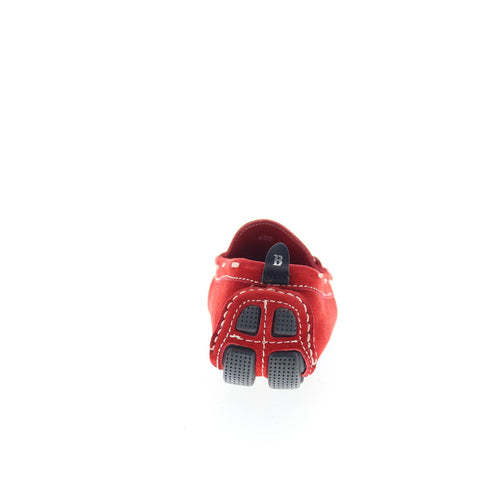 Maracchini & Boghossian Rosso MARAC 9 Womens Red Suede Moccasin Flats Shoes