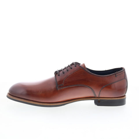 Di Bianco Marano Calf Whiskey Mens Brown Oxfords & Lace Ups Plain Toe Shoes