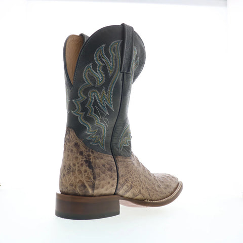 Tony Lama Marfa Caiman TL5258 Mens Brown Wide Leather Cowboy Western Boots