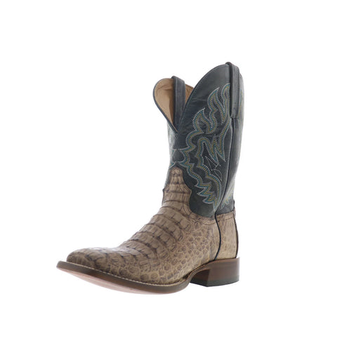 Tony Lama Marfa Caiman TL5258 Mens Brown Leather Cowboy Western Boots