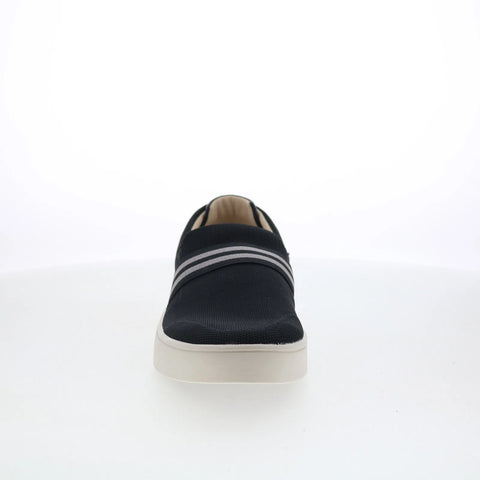 Spenco Marine Slip-On SP1091BLK Womens Black Nubuck Lifestyle Sneakers Shoes