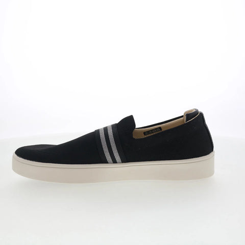Spenco Marine Slip-On SP1091BLK Womens Black Nubuck Lifestyle Sneakers Shoes