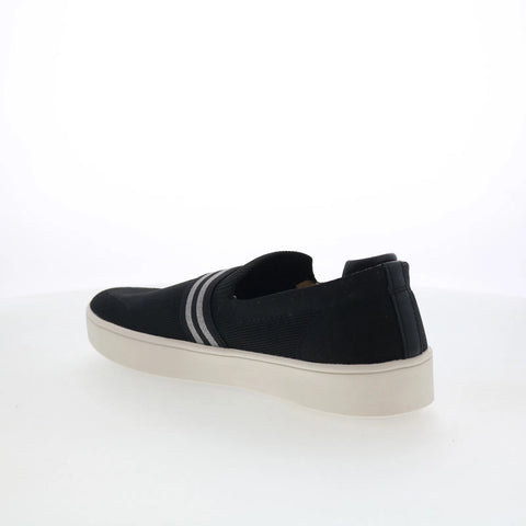 Spenco Marine Slip-On SP1091BLK Womens Black Nubuck Lifestyle Sneakers Shoes