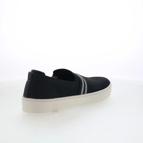 Spenco Marine Slip-On SP1091BLK Womens Black Nubuck Lifestyle Sneakers Shoes