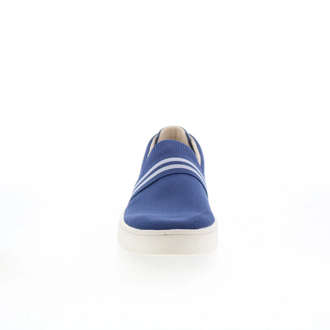 Spenco Marine Slip-On SP1091DNY Womens Blue Canvas Lifestyle Sneakers Shoes