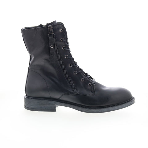 Miz Mooz Martel 21554 Womens Black Leather Zipper Casual Dress Boots