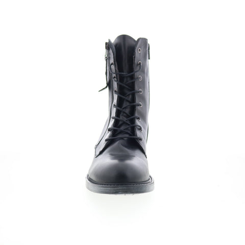 Miz Mooz Martel 21554 Womens Black Leather Zipper Casual Dress Boots