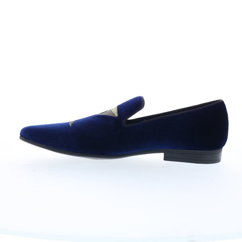 Steve Madden Martini MART02M1 Mens Blue Loafers & Slip Ons Casual Shoes