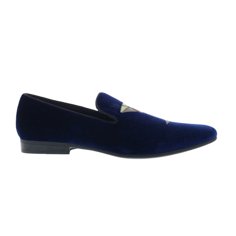 Steve Madden Martini MART02M1 Mens Blue Loafers & Slip Ons Casual Shoes