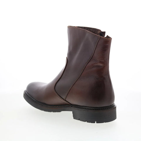 Pajar Marvin 75036 Mens Brown Leather Zipper Casual Dress Boots