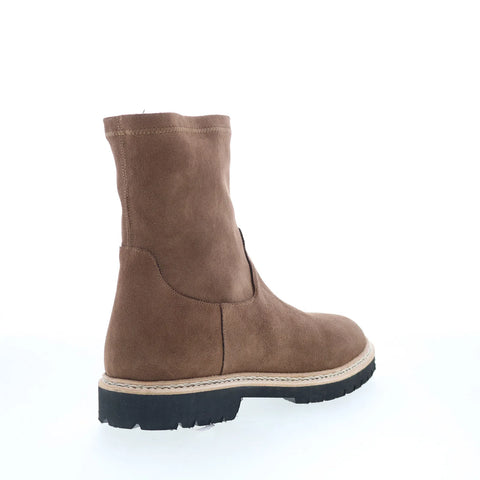 Aquatalia Maryann TW5MARO1 Womens Brown Suede Zipper Ankle & Booties Boots