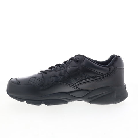 Propet Stark MAS022L Mens Black Leather Lifetsyle Sneakers Shoes