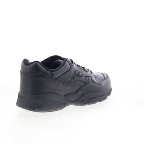 Propet Stark MAS022LBLK Mens Black Leather Lifestyle Sneakers Shoes