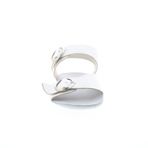 Fly London Masa MASA757FLY-001 Womens White Leather Strap Sandals Shoes