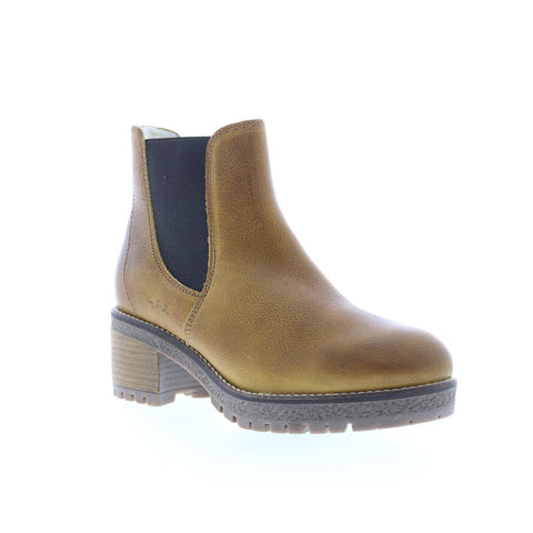 Bos. & Co. Masi Womens Brown Leather Zipper Casual Dress Boots