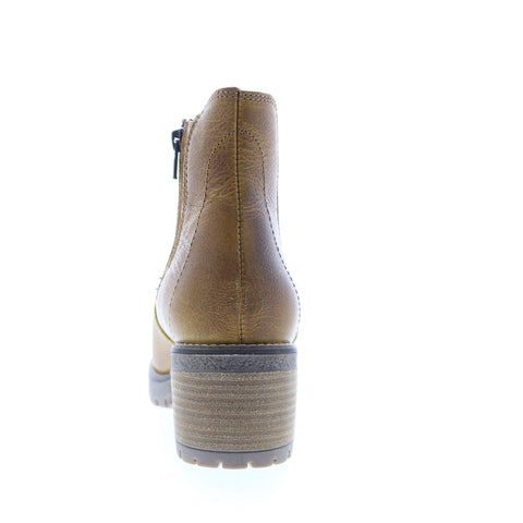 Bos. & Co. Masi Womens Brown Leather Zipper Casual Dress Boots
