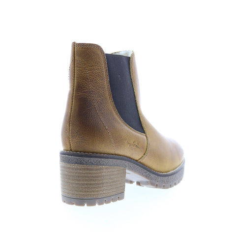 Bos. & Co. Masi Womens Brown Leather Zipper Casual Dress Boots