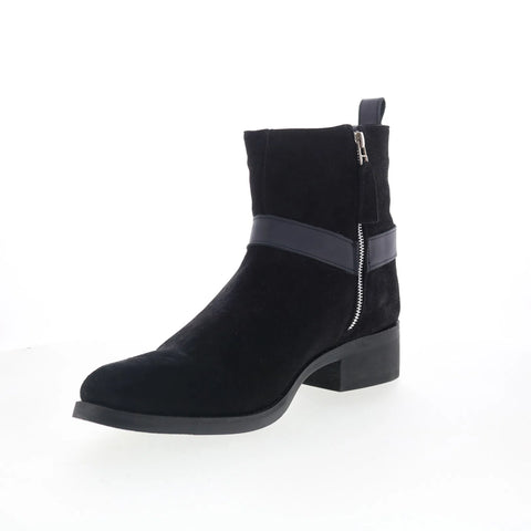 Dingo Matador DI-2215 Mens Black Suede Zipper Casual Dress Boots