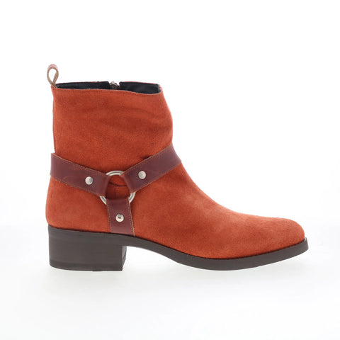 Dingo Matador DI-2215 Mens Brown Suede Zipper Casual Dress Boots