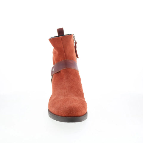 Dingo Matador DI-2215 Mens Brown Suede Zipper Casual Dress Boots