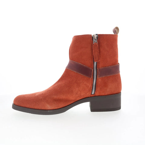 Dingo Matador DI-2215 Mens Brown Suede Zipper Casual Dress Boots