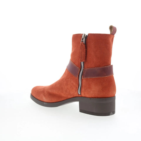 Dingo Matador DI-2215 Mens Brown Suede Zipper Casual Dress Boots