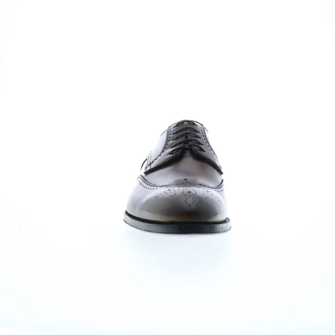 Di Bianco Matera Deco Mens Brown Oxfords & Lace Ups Wingtip & Brogue Shoes