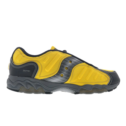 Saucony Matrix S70906-1 Mens Yellow Mesh Lace Up Lifestyle Sneakers Shoes