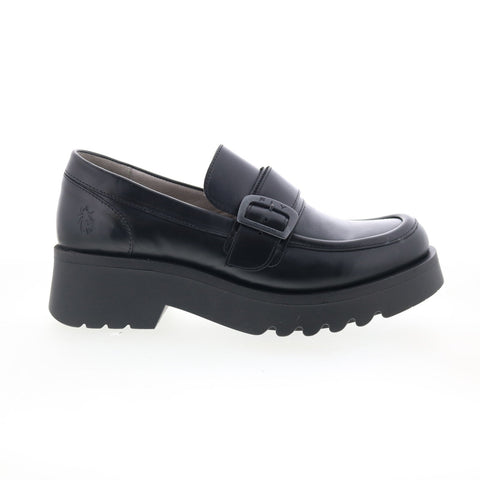 Fly London Maui MAUI973FLY-000 Womens Black Loafers & Slip Ons Casual Shoes