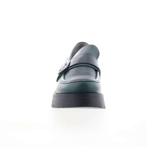 Fly London Maui MAUI973FLY-002 Womens Green Loafers & Slip Ons Casual Shoes