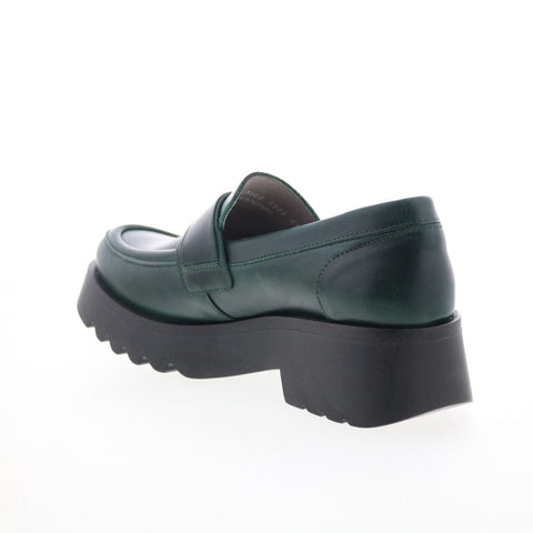 Fly London Maui MAUI973FLY-002 Womens Green Loafers & Slip Ons Casual Shoes