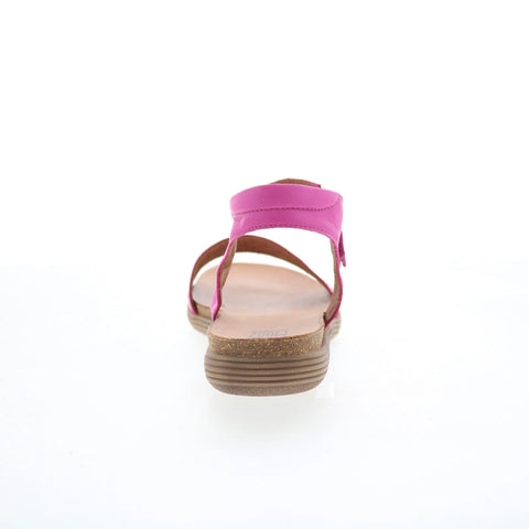 Miz Mooz Mave Womens Pink Leather Strap Sandals Shoes