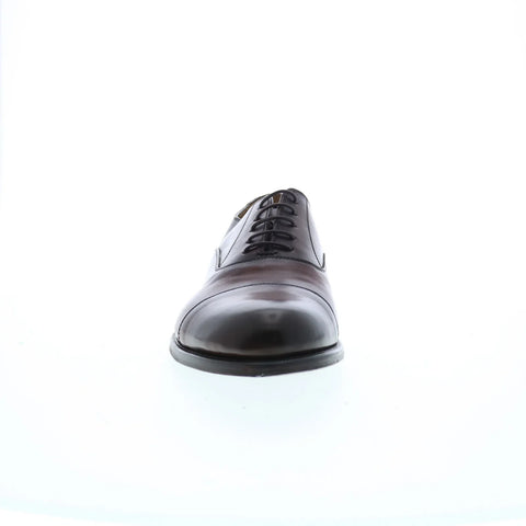 Pastori by Di Bianco Maximus Calfskin Mens Brown Oxfords Cap Toe Shoes