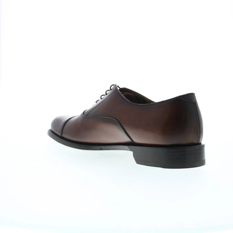 Pastori by Di Bianco Maximus Calfskin Mens Brown Oxfords Cap Toe Shoes