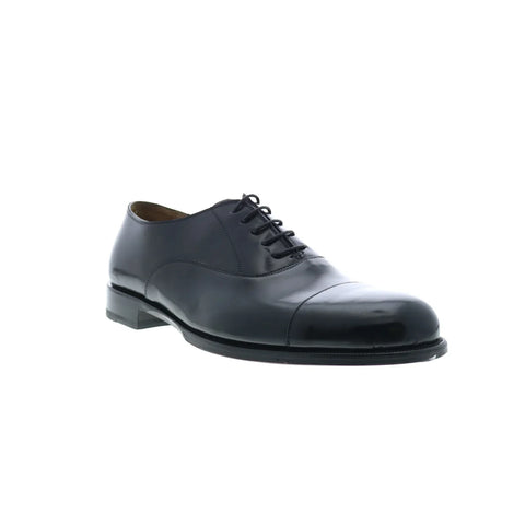 Pastori by Di Bianco Maximus Calfskin Mens Black Oxfords Cap Toe Shoes